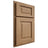 Shiloh Cabinetry Partial Overlay Square Raised Alder Plain Cut Dusty Road Door
