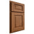 Shiloh Cabinetry Partial Overlay Square Raised Cherry Plain Cut Coffee Door