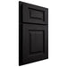 Shiloh Cabinetry Partial Overlay Square Raised Cherry Plain Cut Espresso Door
