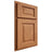 Shiloh Cabinetry Partial Overlay Square Raised Cherry Plain Cut Medium Door