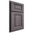 Shiloh Cabinetry Partial Overlay Square Raised Hickory Plain Cut Cadet Door