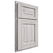 Shiloh Cabinetry Partial Overlay Square Raised Hickory Plain Cut Cotton Door