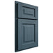 Shiloh Cabinetry Partial Overlay Square Raised Hickory Plain Cut Hudson Door