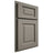 Shiloh Cabinetry Partial Overlay Square Raised Maple Plain Cut Thyme Door