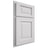 Shiloh Cabinetry Partial Overlay Square Raised Paintable Arctic Door