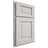Shiloh Cabinetry Partial Overlay Square Raised Paintable Beige Door
