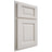 Shiloh Cabinetry Partial Overlay Square Raised Paintable Eggshell Door