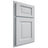 Shiloh Cabinetry Partial Overlay Square Raised Paintable Niebla Azul Door