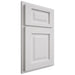 Shiloh Cabinetry Partial Overlay Square Raised Paintable Polar Door