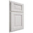 Shiloh Cabinetry Partial Overlay Square Raised Paintable Soft White Door