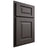 Shiloh Cabinetry Partial Overlay Square Raised Paintable Urbane Bronze Door