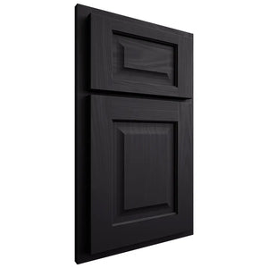 Shiloh Cabinetry Partial Overlay Square Raised Poplar Plain Cut Harbor Door