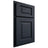 Shiloh Cabinetry Partial Overlay Square Raised Poplar Plain Cut Hudson Door