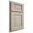 Shiloh Cabinetry Partial Overlay Square Raised Poplar Plain Cut Seagull Door