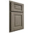 Shiloh Cabinetry Partial Overlay Square Raised Poplar Plain Cut Sterling Door