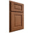Shiloh Cabinetry Partial Overlay Square Raised Red Oak Plain Cut Braun Door