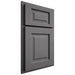 Shiloh Cabinetry Partial Overlay Square Raised Red Oak Plain Cut Cadet Door