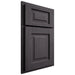 Shiloh Cabinetry Partial Overlay Square Raised Red Oak Plain Cut Harbor Door