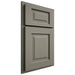 Shiloh Cabinetry Partial Overlay Square Raised Walnut Plain Cut Thyme Door