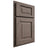 Shiloh Cabinetry Partial Overlay Square Raised White Oak Plain Cut Clay Door
