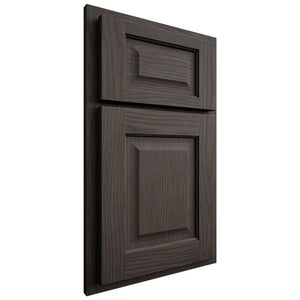Shiloh Cabinetry Partial Overlay Square Raised White Oak Plain Cut Creekside Door