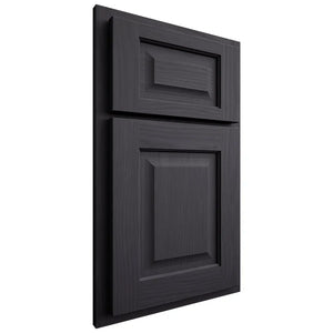 Shiloh Cabinetry Partial Overlay Square Raised White Oak Plain Cut Harbor Door