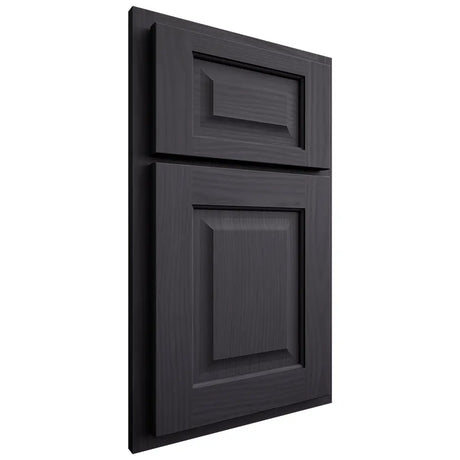 Shiloh Cabinetry Partial Overlay Square Raised White Oak Plain Cut Harbor Door