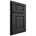 Shiloh Cabinetry Partial Overlay Square Raised White Oak Plain Cut Harbor Door