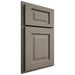 Shiloh Cabinetry Partial Overlay Square Raised White Oak Plain Cut Thyme Door