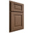 Shiloh Cabinetry Partial Overlay Square Raised White Oak Quarter Sawn Autumn Door