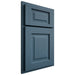 Shiloh Cabinetry Partial Overlay Square Raised White Oak Quarter Sawn Hudson Door