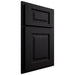 Shiloh Cabinetry Partial Overlay Square Raised White Oak Quarter Sawn Ink Door