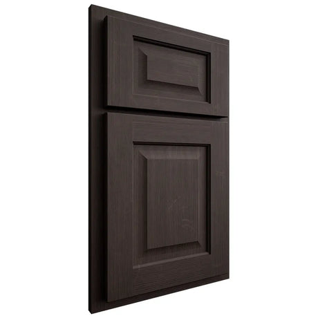 Shiloh Cabinetry Partial Overlay Square Raised White Oak Quarter Sawn Morel Door