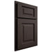Shiloh Cabinetry Partial Overlay Square Raised White Oak Quarter Sawn Morel Door