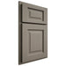 Shiloh Cabinetry Partial Overlay Square Raised White Oak Quarter Sawn Thyme Door