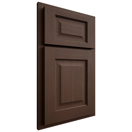 Shiloh Cabinetry Partial Overlay Square Raised White Oak Rift Cut Braun Door