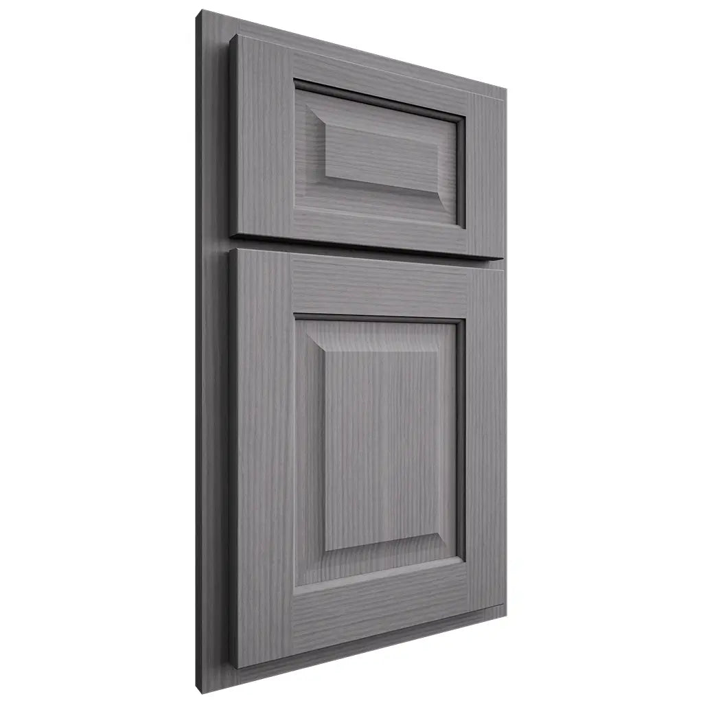 Shiloh Cabinetry Partial Overlay Square Raised White Oak Rift Cut Sterling Door