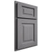 Shiloh Cabinetry Partial Overlay Square Raised White Oak Rift Cut Sterling Door
