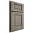Shiloh Cabinetry Partial Overlay Square Raised White Oak Rift Cut Thyme Door