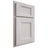Shiloh Cabinetry Partial Overlay Statesville Alder Plain Cut Cotton Door