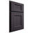 Shiloh Cabinetry Partial Overlay Statesville Hickory Plain Cut Harbor Door