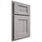 Shiloh Cabinetry Partial Overlay Statesville Hickory Plain Cut Stratus Door