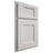 Shiloh Cabinetry Partial Overlay Statesville Paintable Repose Gray Door