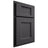 Shiloh Cabinetry Partial Overlay Statesville Poplar Plain Cut Cadet Door
