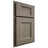 Shiloh Cabinetry Partial Overlay Statesville Poplar Plain Cut Sterling Door