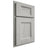 Shiloh Cabinetry Partial Overlay Statesville Poplar Plain Cut Stratus Door