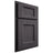 Shiloh Cabinetry Partial Overlay Statesville Red Oak Plain Cut Harbor Door