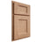 Shiloh Cabinetry Partial Overlay Statesville Red Oak Plain Cut Natural Door