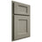 Shiloh Cabinetry Partial Overlay Statesville Red Oak Plain Cut Thyme Door