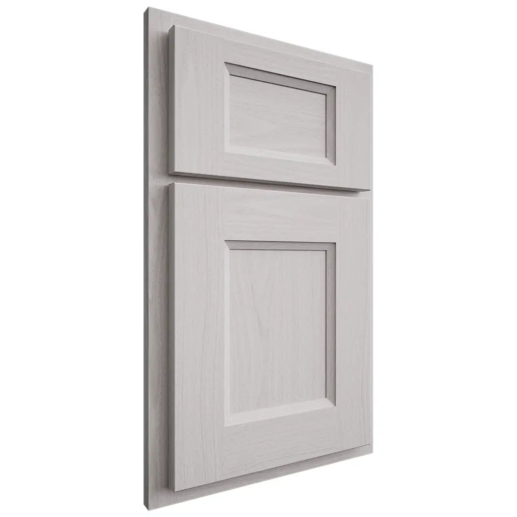 Shiloh Cabinetry Partial Overlay Statesville White Oak Plain Cut Cotton Door